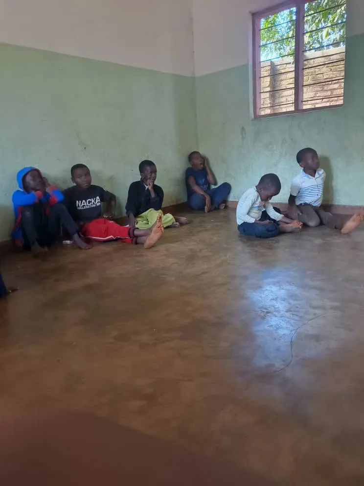 A moment of study in the community.